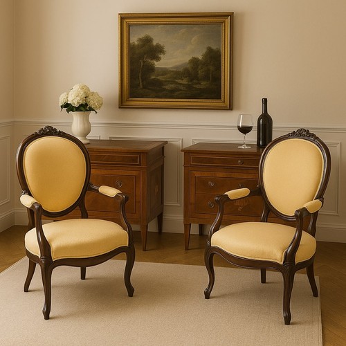 Antique armchairs baroque - armchairs,