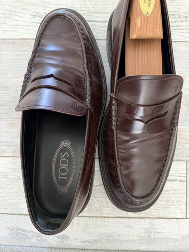 Tod men burgundy leather - tod's,