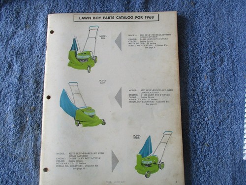 Original lawn boy - original, 1968