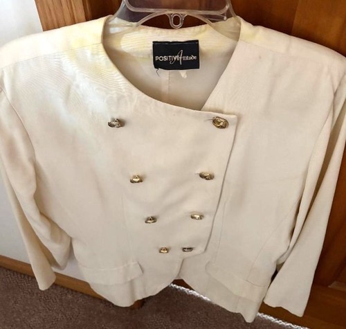 Vtg positive attitude suit - positive,