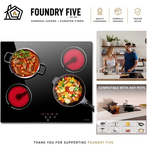 Efficient zone ceramic hob - efficient,