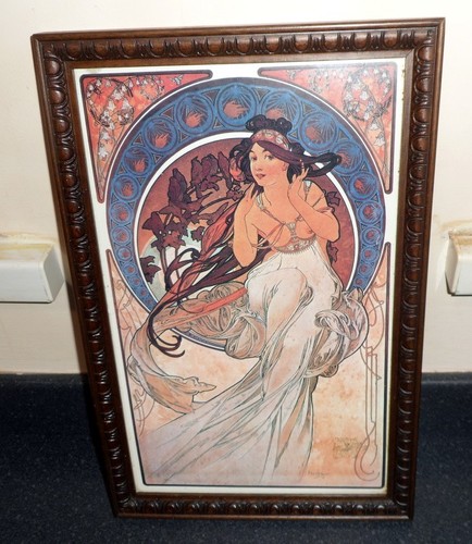 Mucha art nouveau belle - art, 'belle