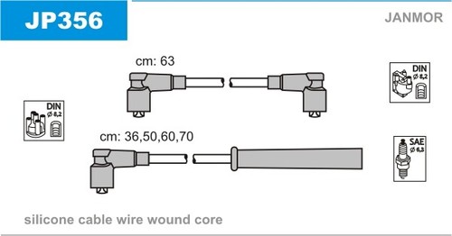 Jp356 janmor ignition cable - jp356,
