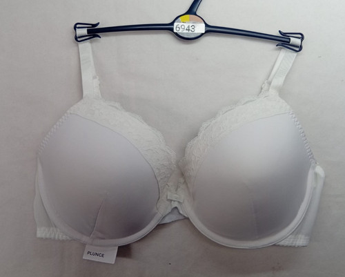 Underwired plunge bra - underwired,