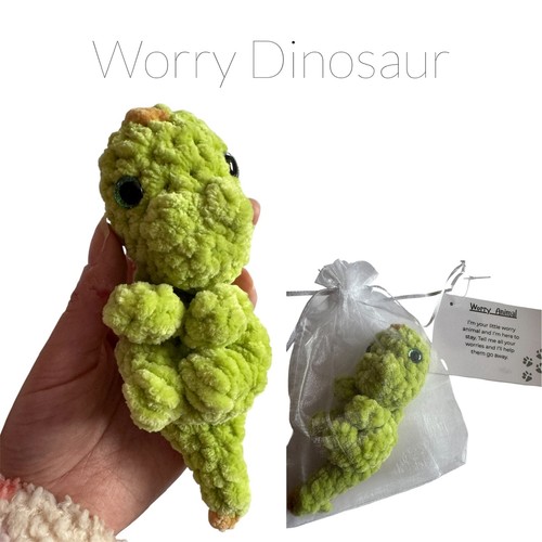 Handmade crochet dinosaur - crochet,