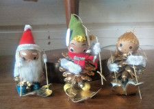 x 3 Vintage Christmas