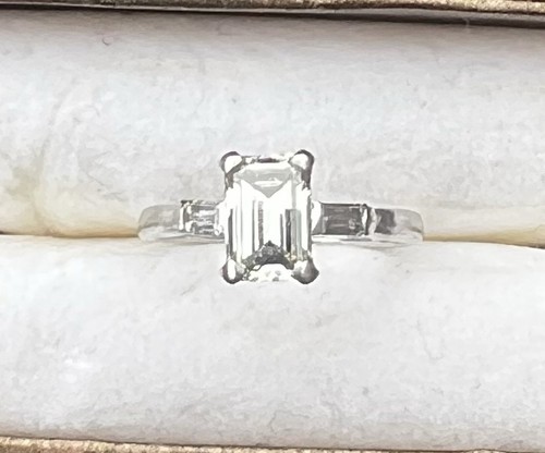 Platinum diamond engagement - platinum,