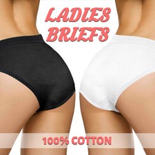 3 6 Pairs Womens Ladies Briefs Underwear Knickers Hospital Bundle Maternity Plus