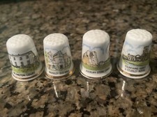 Set Of 4 Vintage Bone China