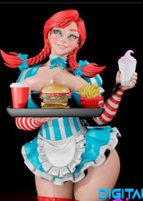 Wendy's Fast Food Waitress -