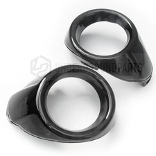 GLOSS BLACK FRONT BUMPER FOG