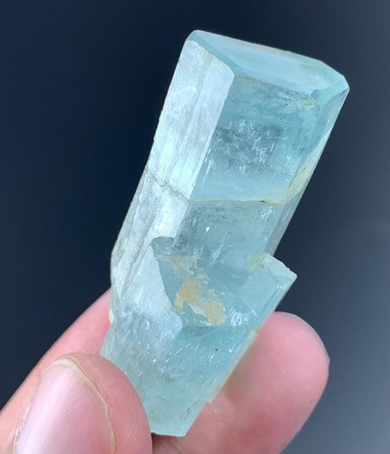 Natural terminated aquamarine - natural,