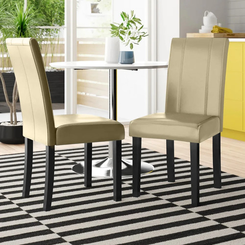Set faux leather dining - set,