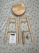 Chef Vida Revolving Breakfast Bar Stool Wooden Kitchen