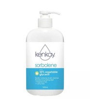 Kenkay Sorbolene with 10% Vegetable Glycerin Cream 500mL Pump Skin Relief
