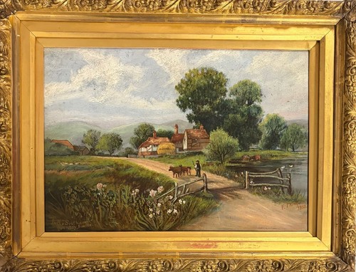 Thompson 1903 oil - 1903, painting