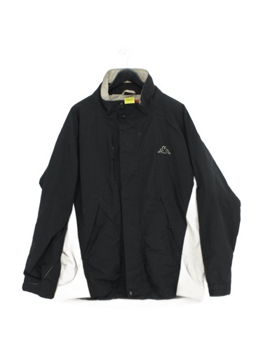 Kappa windbreaker jacket black - kappa,
