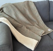 Harris Tweed Green Herringbone