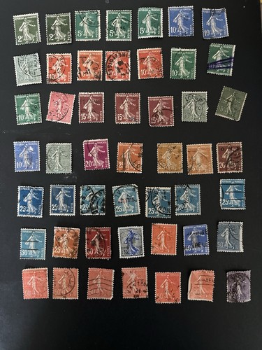 French stamps the sower - stamps.,
