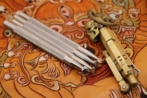 Leather stamping tool - leather, beveling