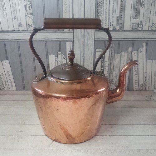 Antique copper brass kettle - brass,