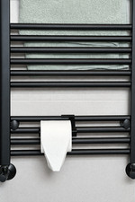 Black Toilet Roll Holder for