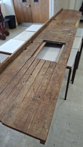 Iroko timber worktop science - timber,