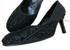 FARFALLA LONDON DESIGNER BEADED SHOES UK 6 STD EXCELLENT CONDITION   #9 *