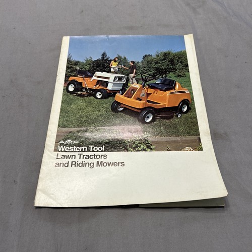 Amf western tool lawn tractors - amf,