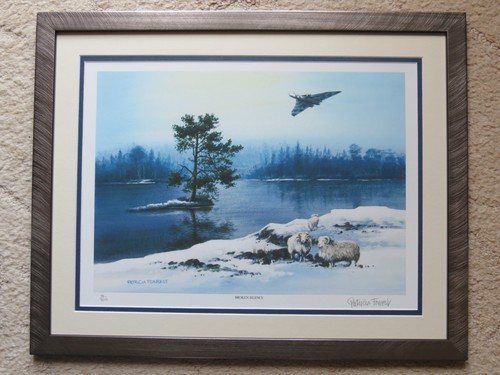 Avro vulcan over landscape - avro, by