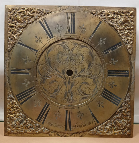 Antique brass longcase hour - longcase,