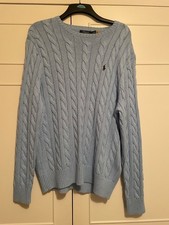 mens light blue polo Ralph Lauren jumper