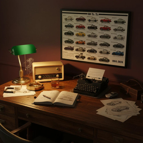 Porsche 911 evolution - 911, poster