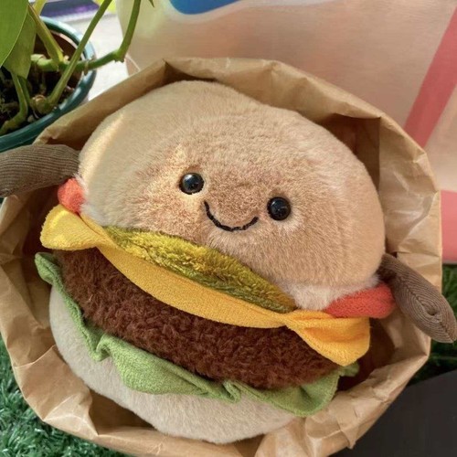 Jellycat 11cm amuseable burger - amuseable,