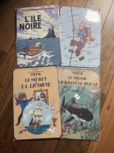 Four metal tintin - four,