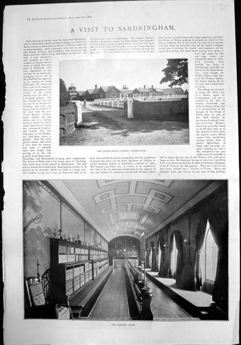 Old print sandringham - print,