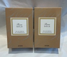 Avon Rare Gold EDP 50ml x 2 Melon, Orange Flower, Vanilla For Her gifts