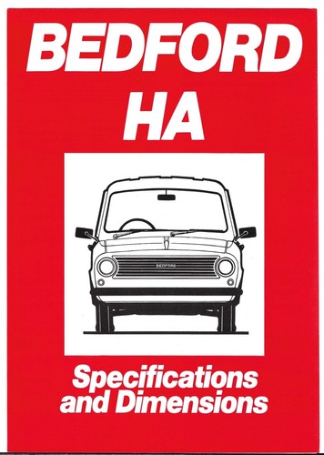 Bedford van specifications - bedford,