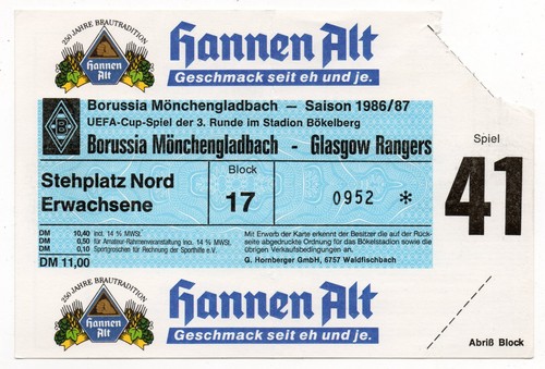 Ticket borussia - ticket, ec