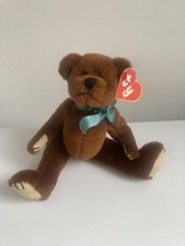 HENRY - TY Brown Teddy Bear ATTIC TREASURES COLLECTION 1st First Generation 1992