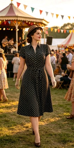 Vintage 1940s 1950s style