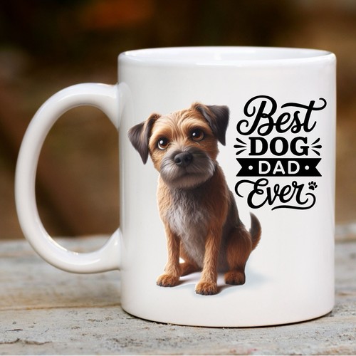 Border terrier dog mug best - border,