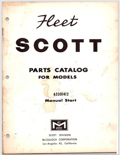 Scott mcculloch fleet outboard - mcculloch,