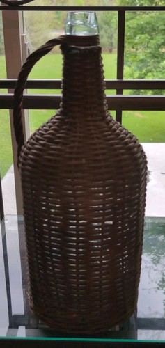 Antique wicker encased - antique,