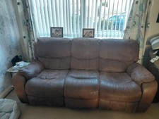 Three seater Sofa Brown - Harveys