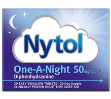 Nytol Tablets One-A-Night 50mg -  Sleep Aid - 20 Tablets