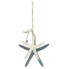 Double starfish wall hanging - double,