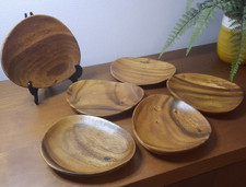 6 x Crate & Barrel Wooden