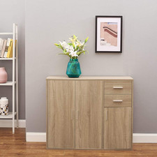 Sideboard Oak Storage Cabinet