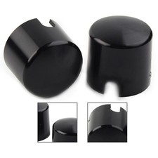 Axle cap nut cover gloss - cover, black